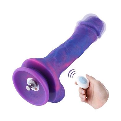 Фаллоимитатор 8.2″ с вибрацией для секс-машин Hismith Purple Silicone Dildo with Vibe, KlicLok SO6212 фото