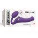 Безремневой страпон с вибрацией Strap-On-Me Vibrating Violet M диаметр 3,3см, пульт ДУ, регулируемый SO3825 фото 5