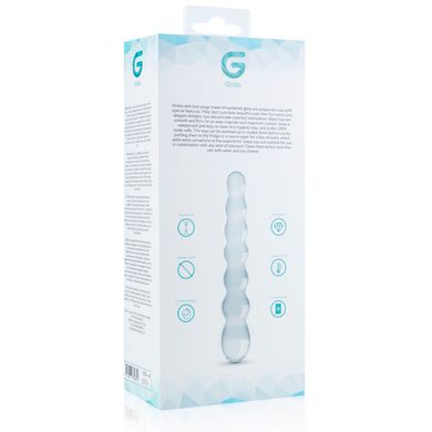 Стеклянный дилдо в виде бусин Gildo Glass Dildo No. 19 SO4419 фото