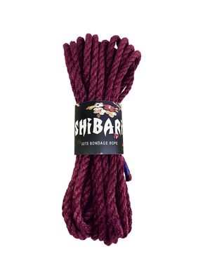 Джутова мотузка для шібарі Feral Feelings Shibari Rope, 8 м фіолетова SO4007 фото