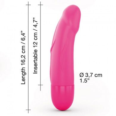 Вибратор Dorcel Real Vibration S Magenta 2.0, диам 3,7см, перезаряжаемый, для точки G SO3564 фото