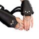 Манжети для підвісу за руки Kinky Hand Cuffs For Suspension з натуральної шкіри, колір чорний SO5183 фото 7