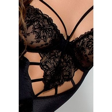 Боди монокини HAYA BODY black XXL/XXXL - Passion Exclusive PS22932 фото