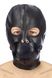 Капюшон с кляпом для БДСМ Fetish Tentation BDSM hood in leatherette with removable gag SO4673 фото 1