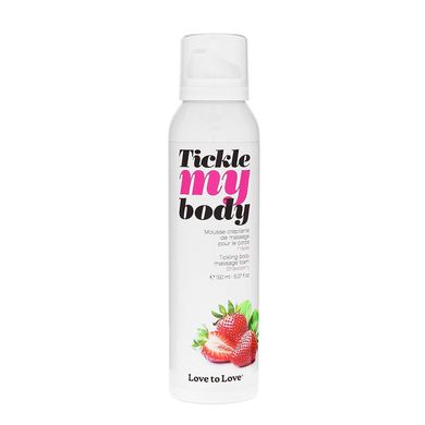 Масажна піна Love To Love TICKLE MY BODY Strawberry (150 мл) зволожувальна SO1385 фото