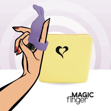 Вибратор на палец FeelzToys Magic Finger Vibrator Purple SO4435 фото