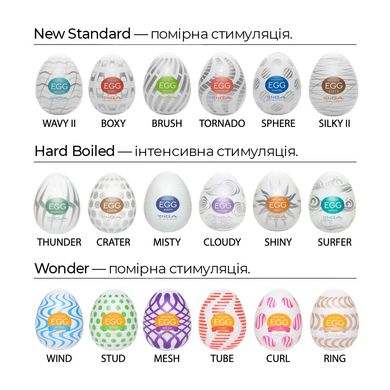 Мастурбатор-яйцо Tenga Egg Misty (туманный) E23734 фото